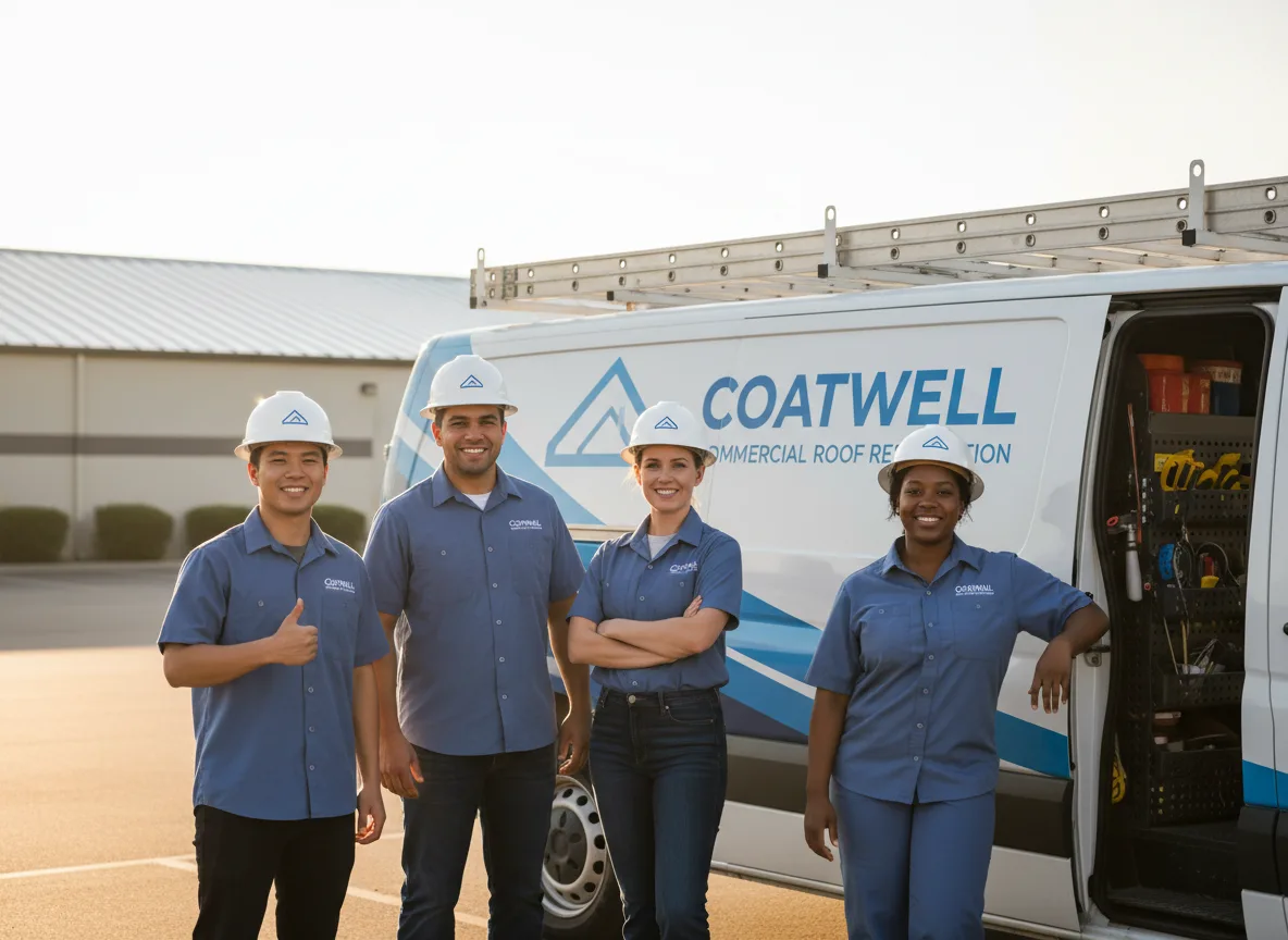 Commercial roof coating company in Bath, SD